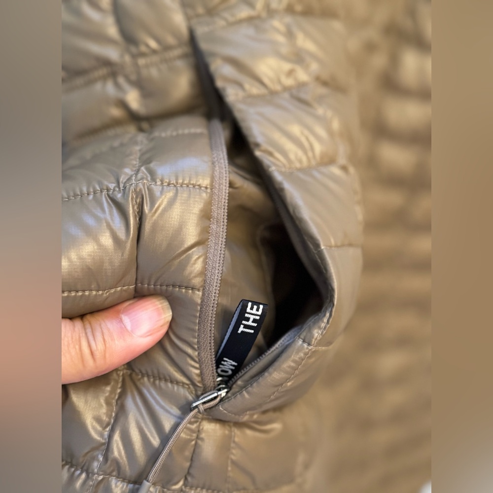 Womens The North Face TBALL HD PARKA MOCHA BROWN sz w large. - Picture 3 of 13